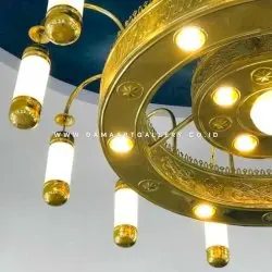 Lampu masjid nabawi kuningan